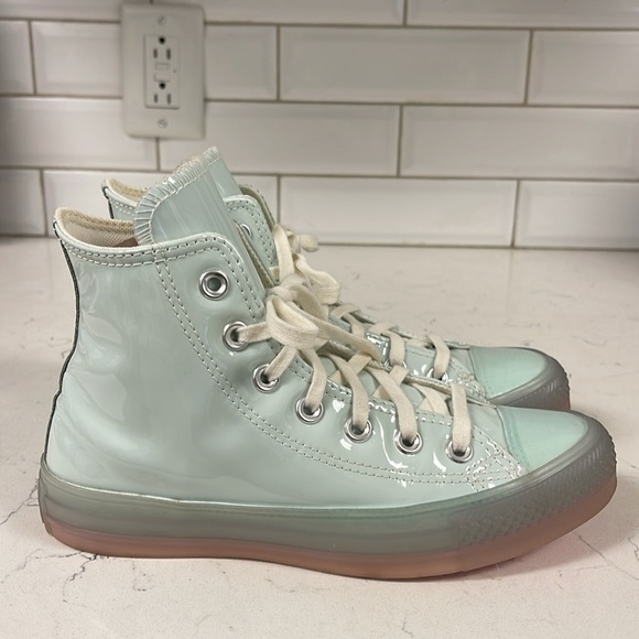 Converse Chuck Taylor All Star High 'Teal Tint Pink Foam' 166447C Women’s Size 6 - Picture 11 of 16